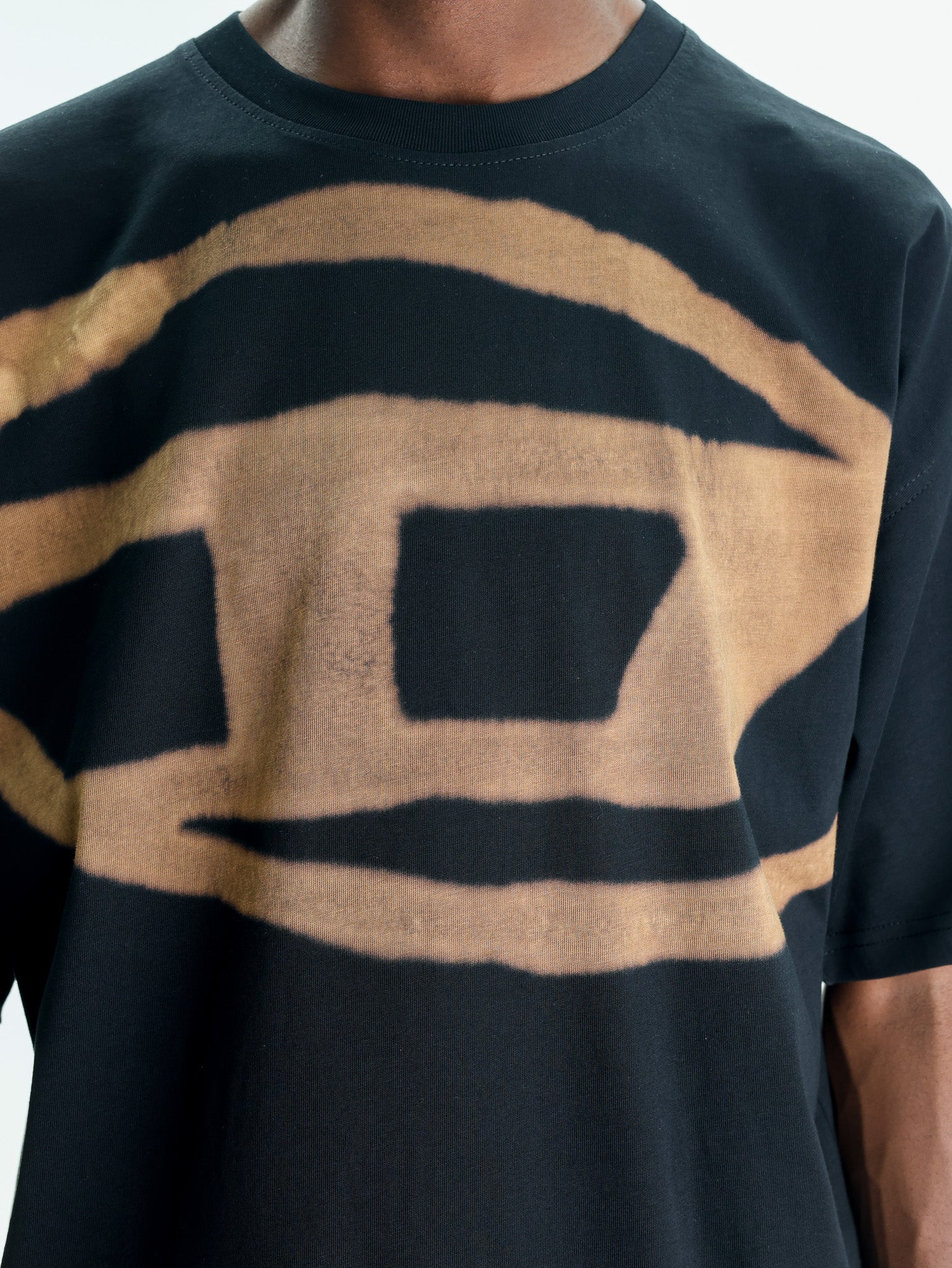 Diesel T-Shirt Boxt Bleach Black